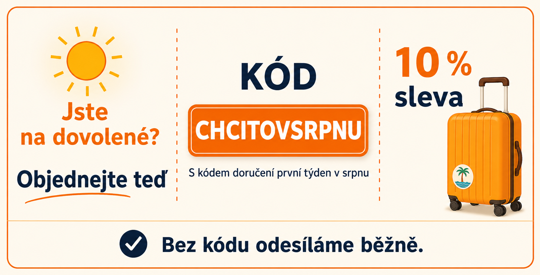 Prázdninový slevový kód