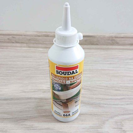 Lepidlo na dřevo Soudal 66A polyuretanové 250 g
