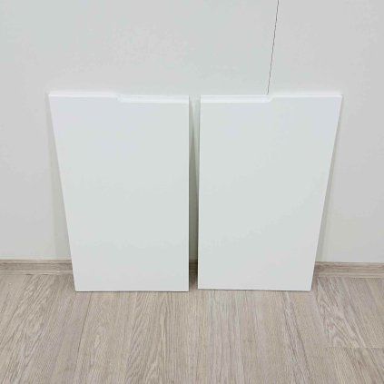 Bílá nábytková dvířka 38x67 sada 2 ks