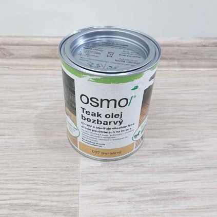 Terasový olej OSMO 007 teak bezbarvý 0,75 l