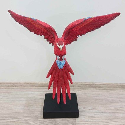 Soška Flying Parrot 61cm Kare