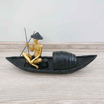 Soška Muž Gondoliér 17cm Kare