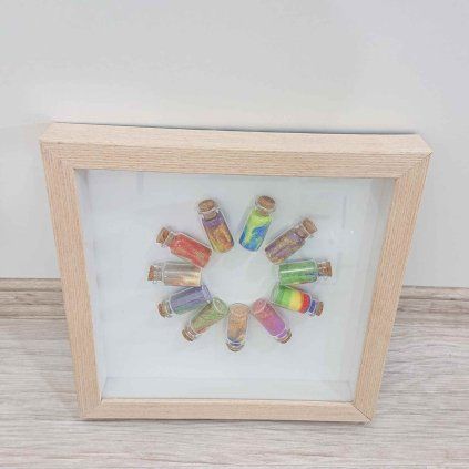Obraz plastika Rainbow Jars Kare