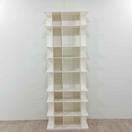 Krémově bílá knihovna Monoforms 80x220 cm