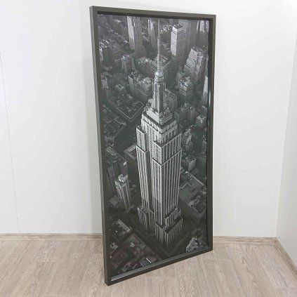 Zarámovaný obraz New York Mrakodrap Chrysler Building 166x86cm Kare