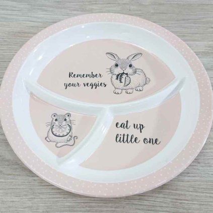 Dětský dělený talíř Nelly Bloomingville