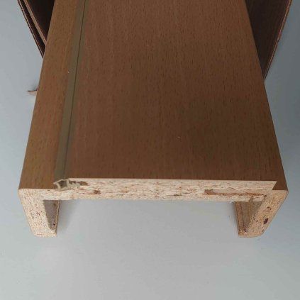 Obložková zárubeň folie buk 70 pravá tl. 13 cm Sapeli