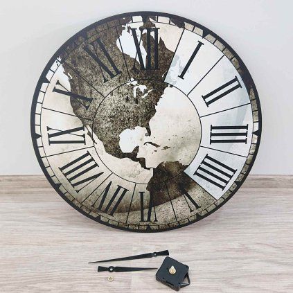 Nástěnné hodiny o 50 cm – Bystag