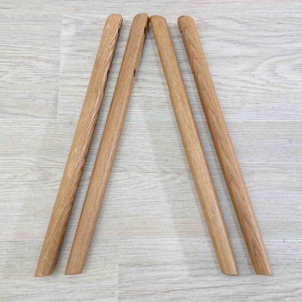Dubové nohy sada 4 ks 44 cm