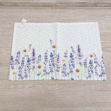 Ubrus Lavender Fields 150x150 cm Clayre & Eef