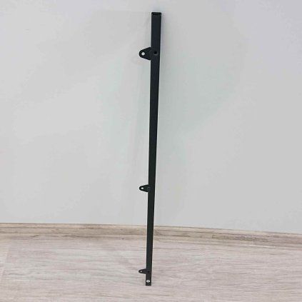 Černá kovová tyč 74 cm