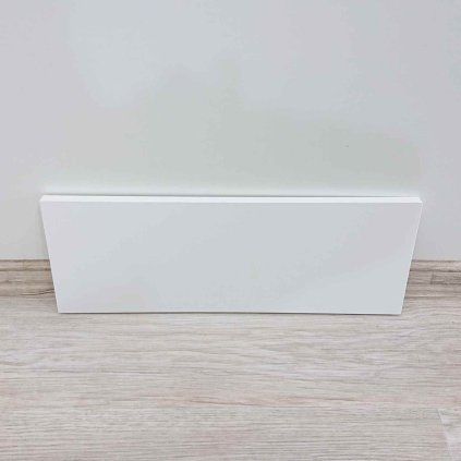 Bílé čelo zásuvky 46 cm