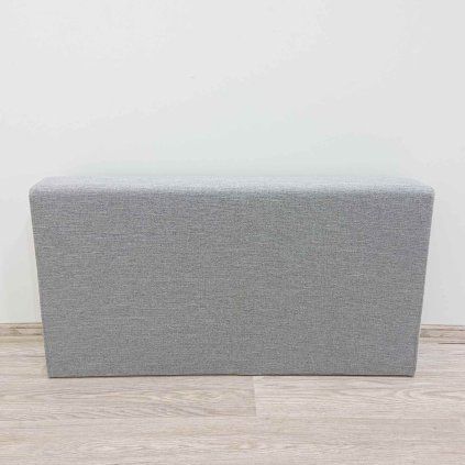 Šedá područka k pohovce 97x50 cm