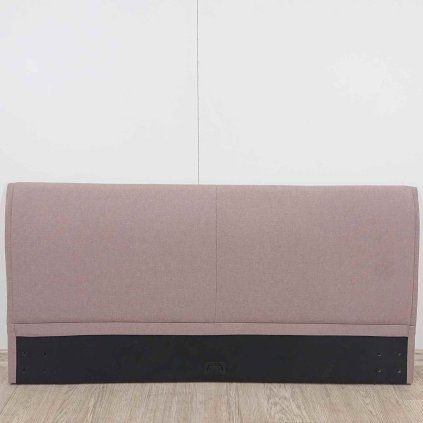 Růžové čalouněné čelo postele Lena 125x62 cm Meise Möbel