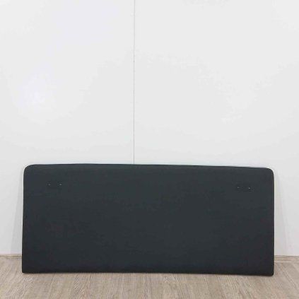 Černé čalouněné čelo postele 178x76 cm