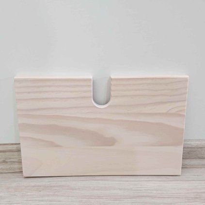 Přírodní masivní čelo zásuvky 27x17 cm