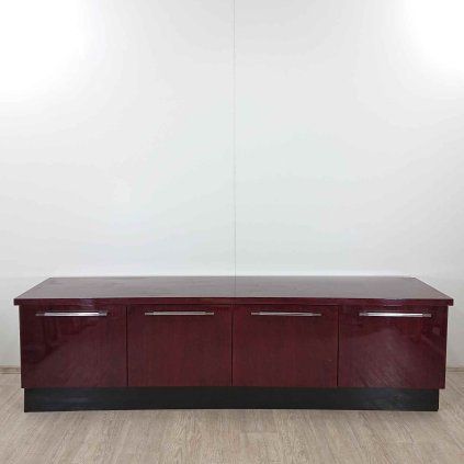 TV komoda 245 cm vínová