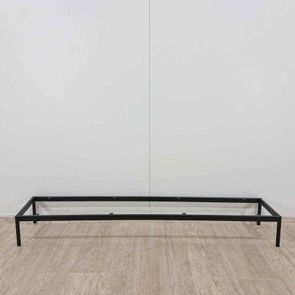 Černé kovové podnoží 33x148 cm