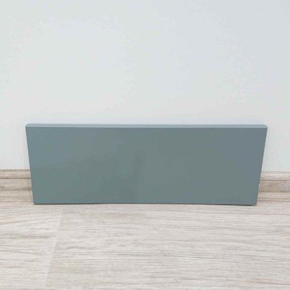 Šedé čelo zásuvky 38 cm