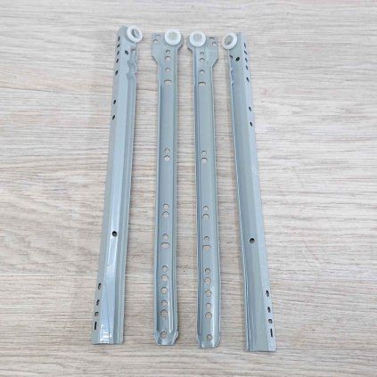 Zásuvkový výsuv rolničkový šedý 350 mm