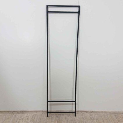 Černá kovová konstrukce 45x165 cm