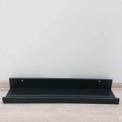 Černá police na obrázky 55 cm Mosslanda IKEA