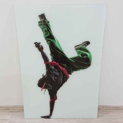 Skleněný obraz Break Dance 60×90 cm Kare Design