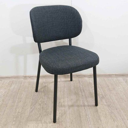 Tmavě šedá jídelní židle Fowler Unique Furniture