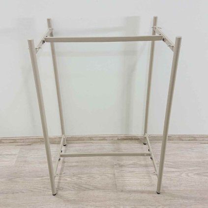 Béžová kovová konstrukce 53x76 cm