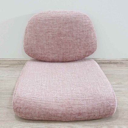 Růžový sedák k židli