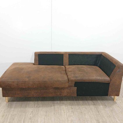 Hnědá sedačka 200 cm