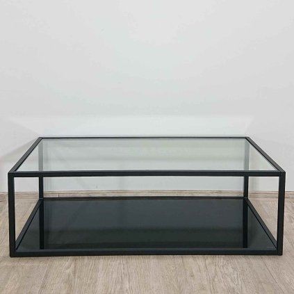 Černý konferenční stolek Kave Home Green Hill, 110 x 60 cm