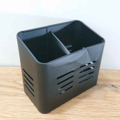 Černý stojan na kuchyňské náčiní Outdoor Kitchen Baco Wenko