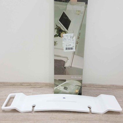 Bílý podnos na vanu Matera 94 cm Wenko