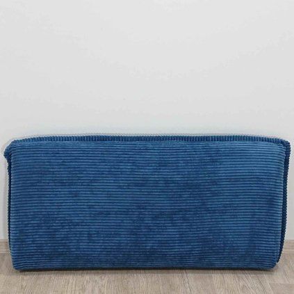 Modrá područka k pohovce 108x50 cm