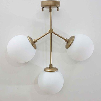 Stropní svítidlo pro 3 žárovky Opviq lights Damar