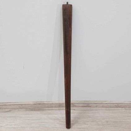 Tmavě hnědá nábytková noha 60 cm