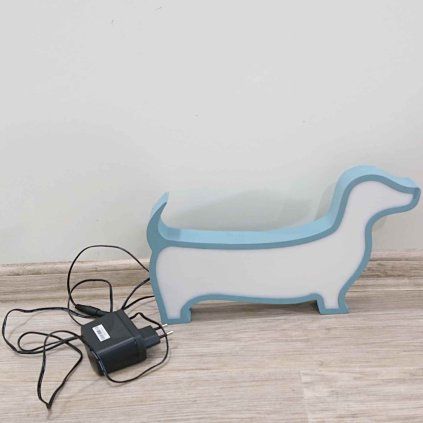 Modrá dětská lampička Dog Candellux Lighting