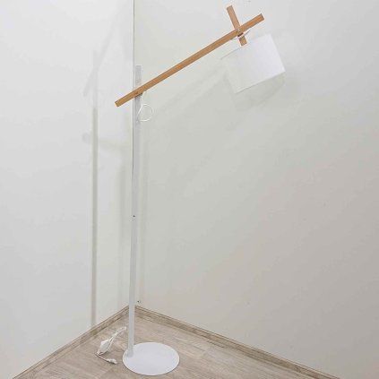 Bílá stojací lampa Jovik Kave Home