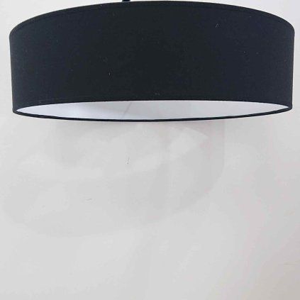 Černé stropní svítidlo Sotto Luce MIKA, o 40 cm