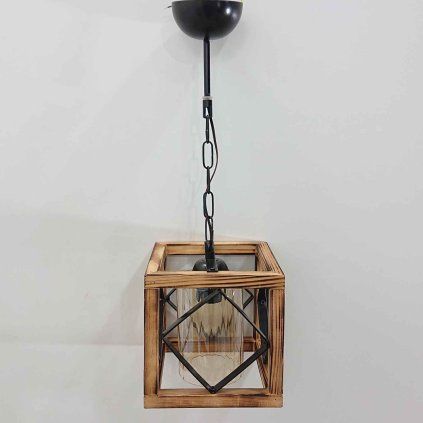 Dřevěné závěsné svítidlo Zikzak Cam Opviq lights
