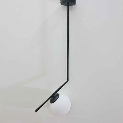 Černé stropní svítidlo Diagonal Squid Lighting