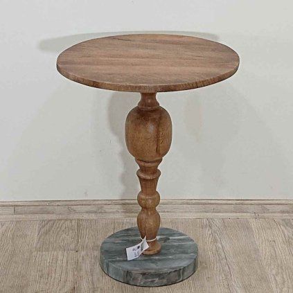 Kulatý odkládací stolek z mangového dřeva o 45 cm Pierre Bloomingville