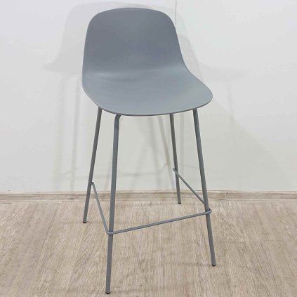 Šedá barová židle Whitby Unique Furniture