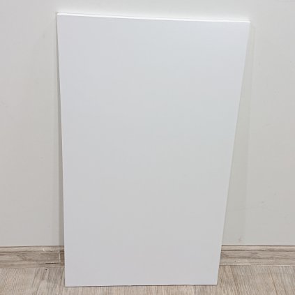 Bílá deska DTD 66,9×38×1,5 cm