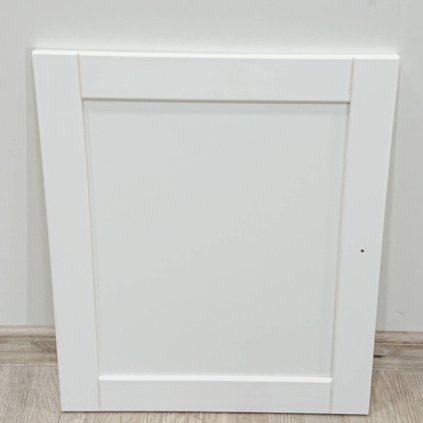 Bílá nábytková dvířka masiv / MDF 38,6×45,5×1,6 cm