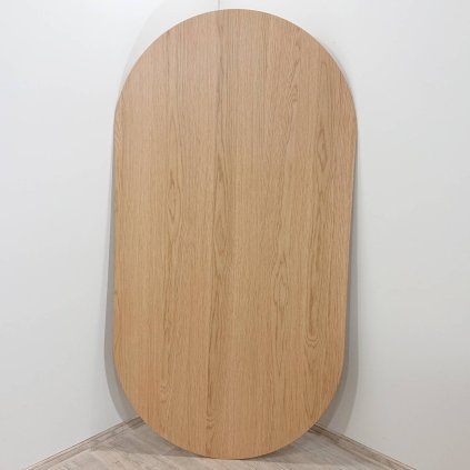 Oválná stolová deska 180x95 cm