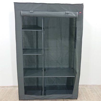 Látková šatní skříň 105x161 cm Rayen