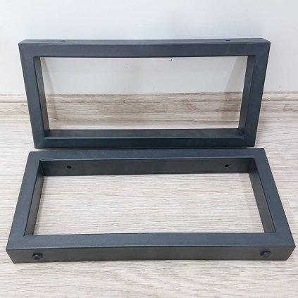Černé koové podnoží 37 cm set 2 ks