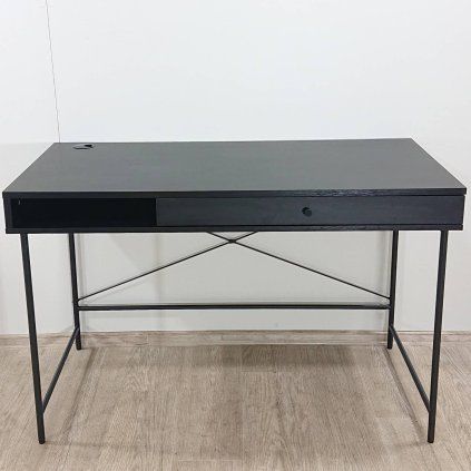 Černý pracovní stůl Pensacloa Unique Furniture